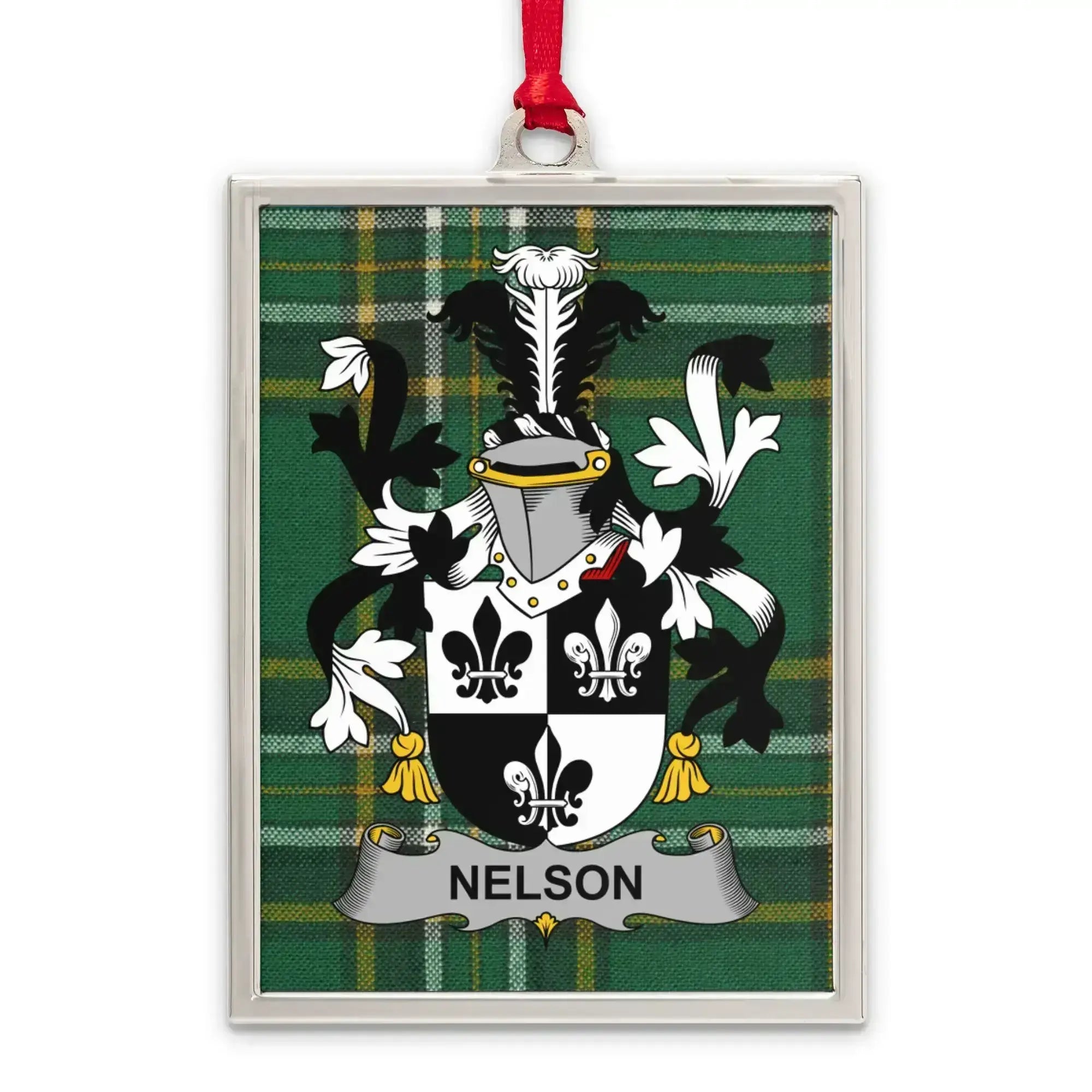 Nelson Shield Heraldic Design Rectangular Ornament product