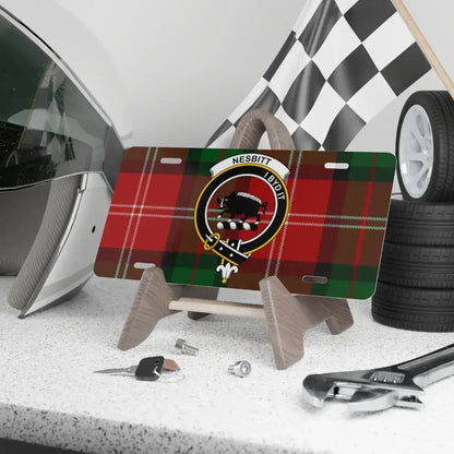 Nesbitt Modern Tartan License Plate product
