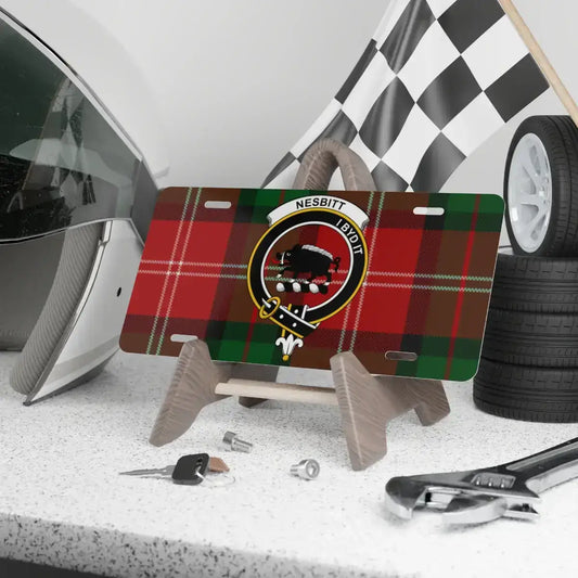 Nesbitt Modern Tartan License Plate product