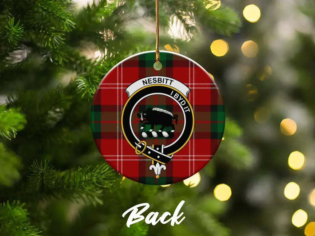 Personalized Family Crest Christmas Ornament product
