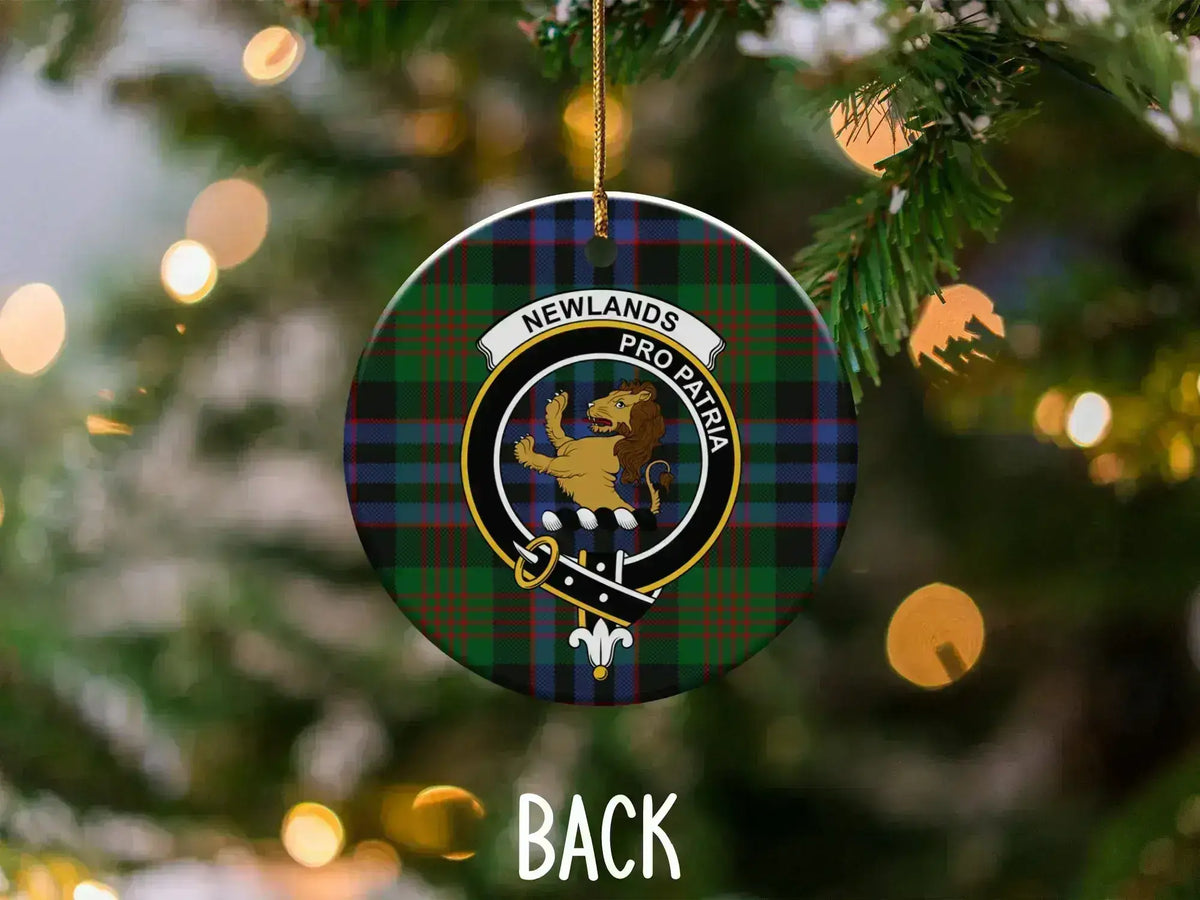 Newlands Pro Patria Plaid Design Ornament