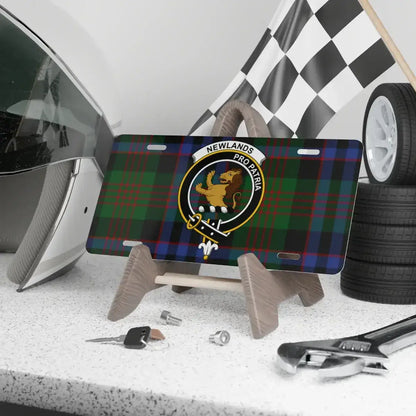 Newlands Pro Patria Tartan License Plate product
