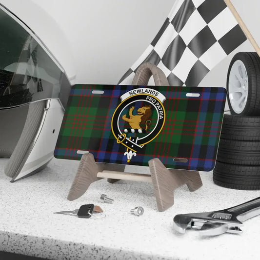 Newlands Pro Patria Tartan License Plate product