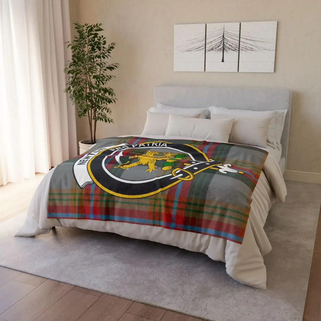Scotland Pride Clan Family Crest Plaid Blanket Bedding