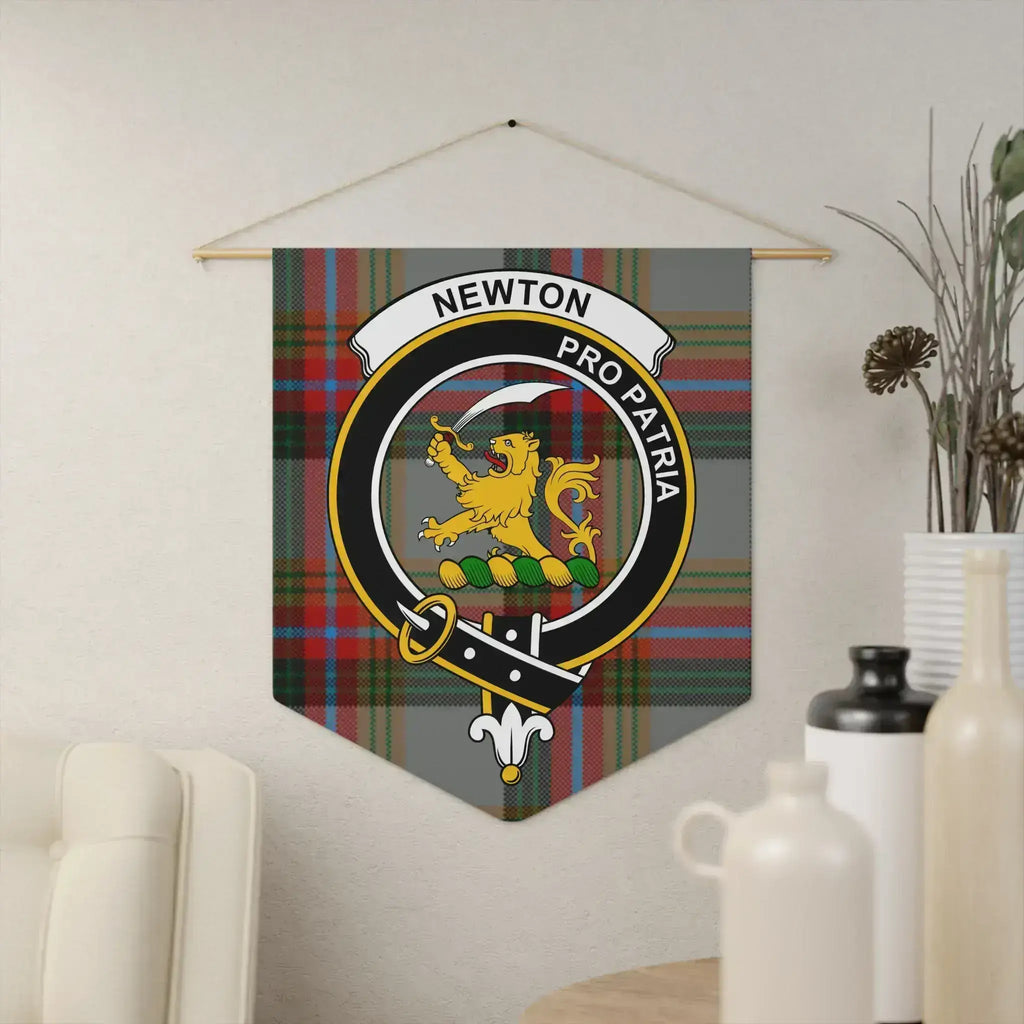 Newton Pro Patria Plaid Lion Crest Wall Banner product