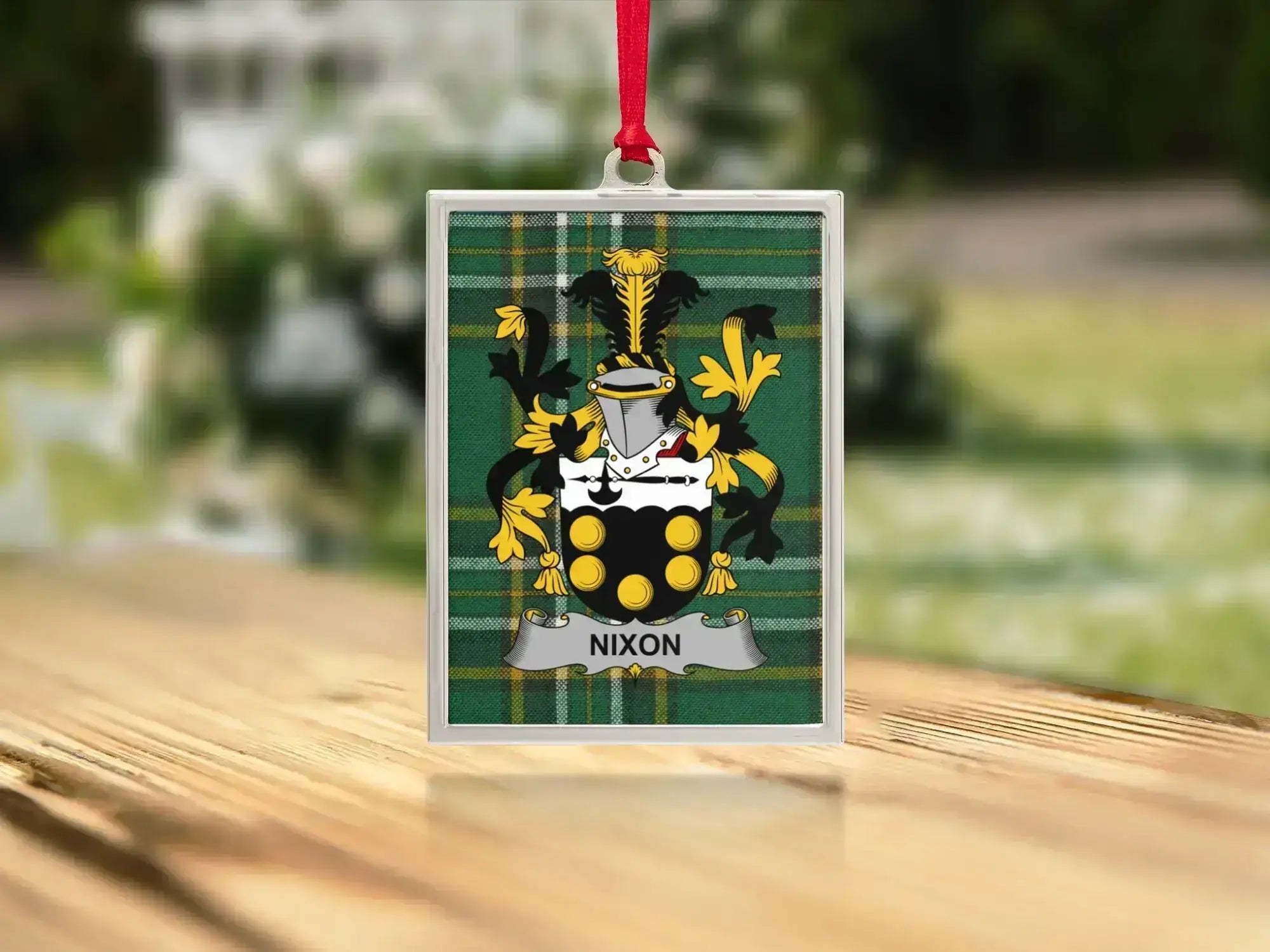Personalized Family Crest Ornament for Decorations product type