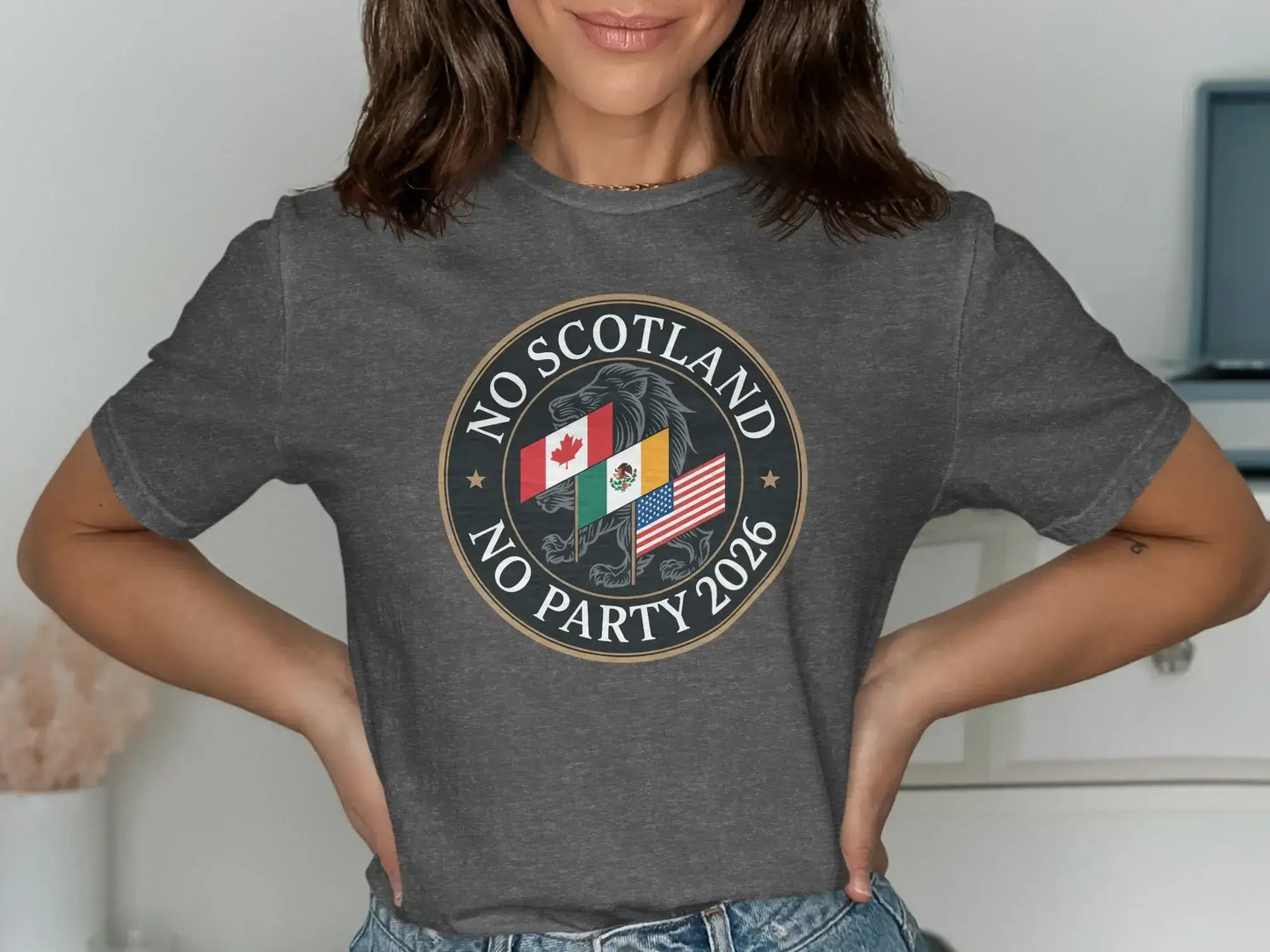 No Scotland No Party 2026 Graphic Ladies T-Shirt