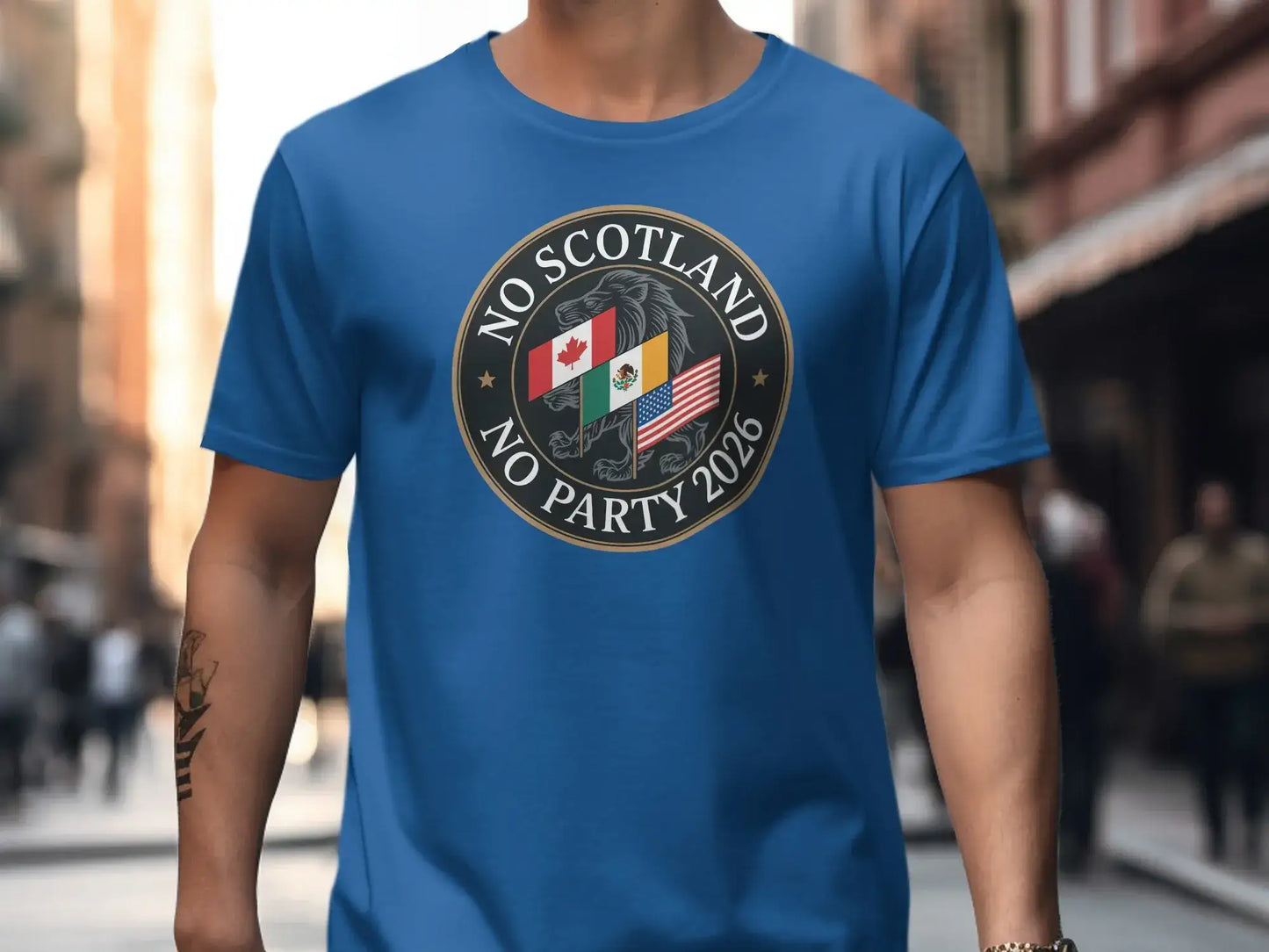 No Scotland No Party 2026 Fun Event Casual T-Shirt