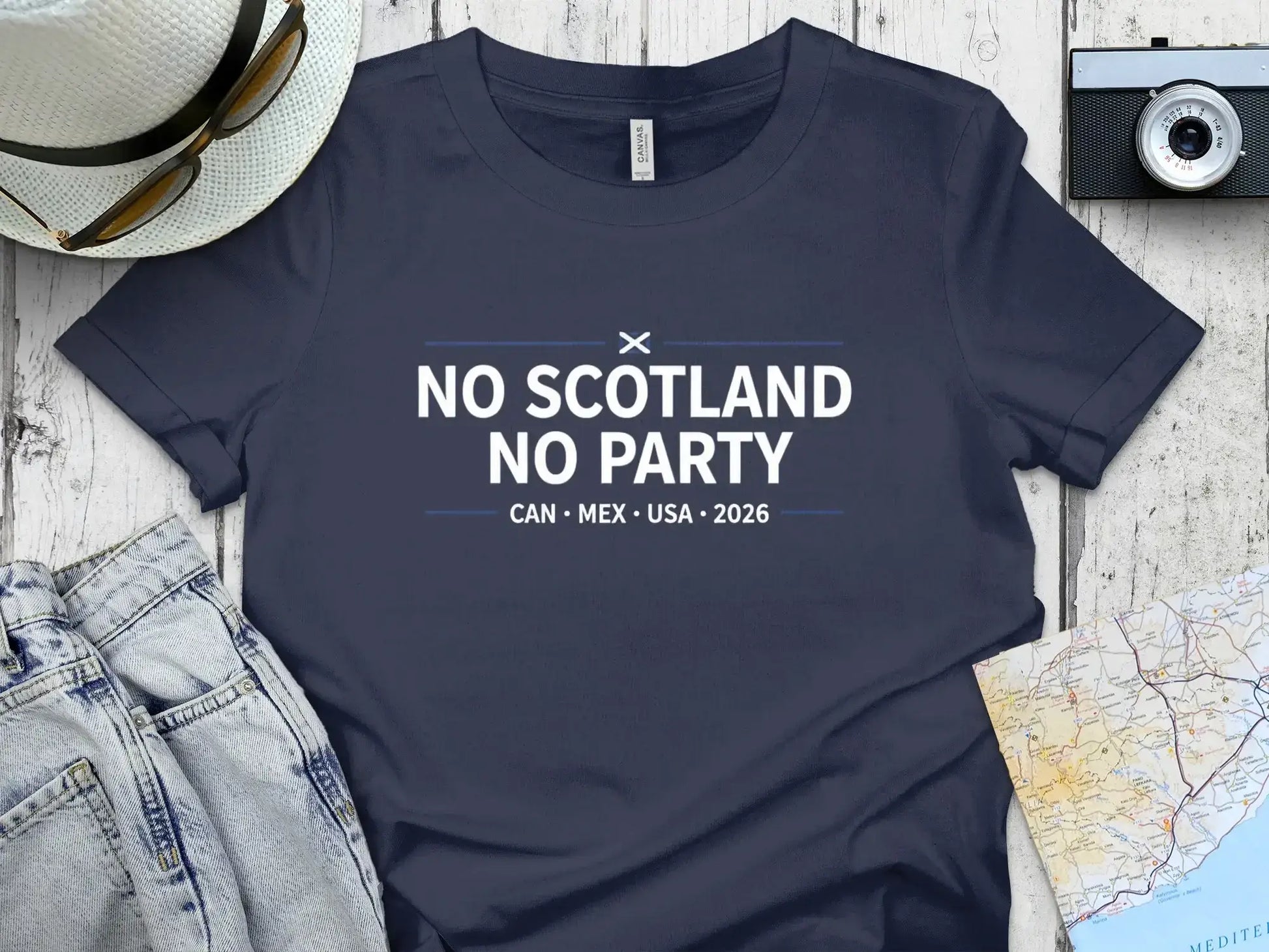 No Scotland No Party CAN MEX USA 2026 Shirt