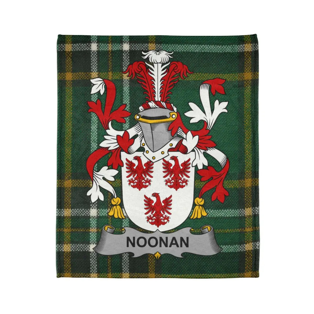 NOONAN Coat of Arms Plaid Design product