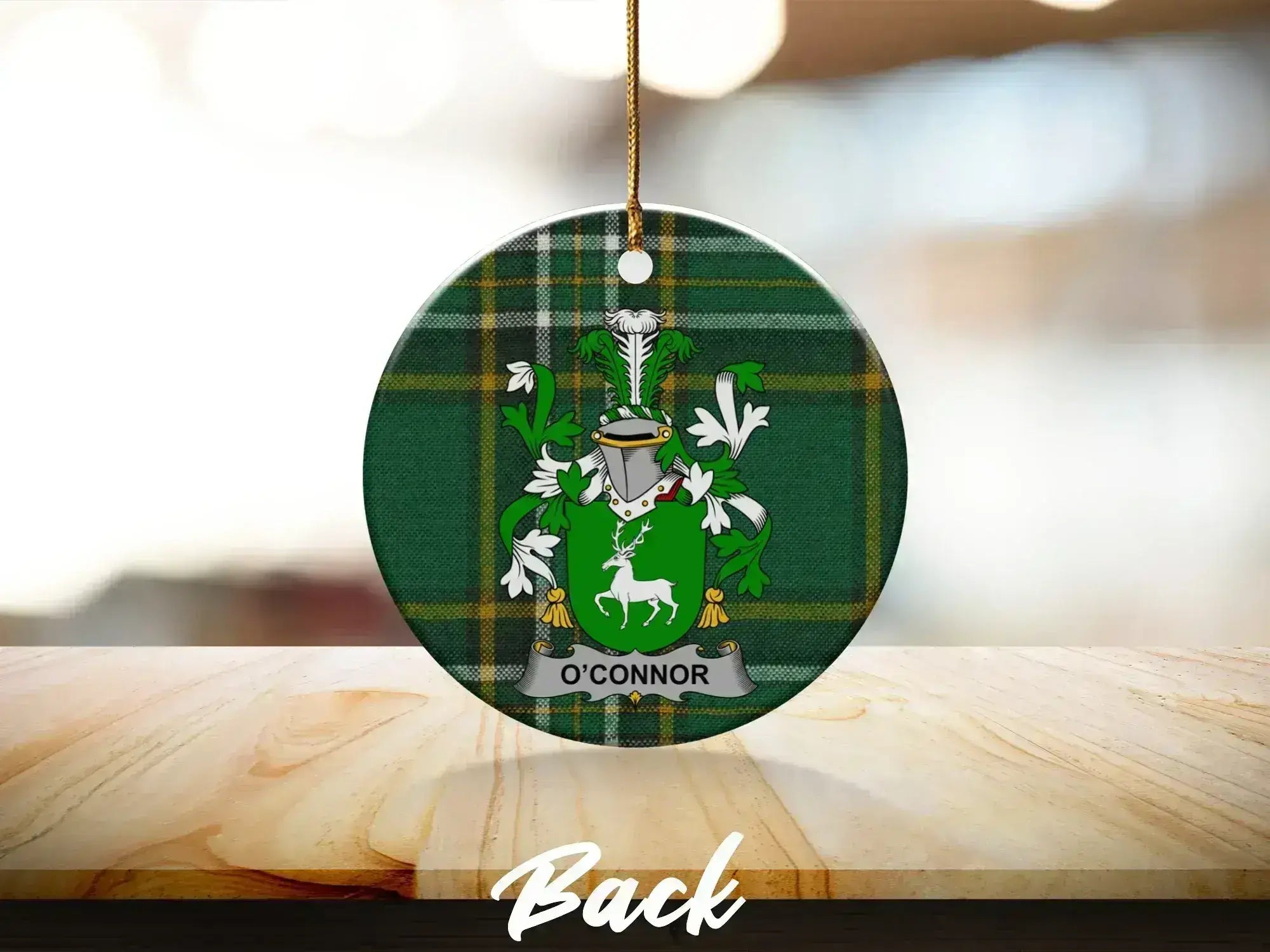 O'Connor Round Personalized Family Crest Christmas product type