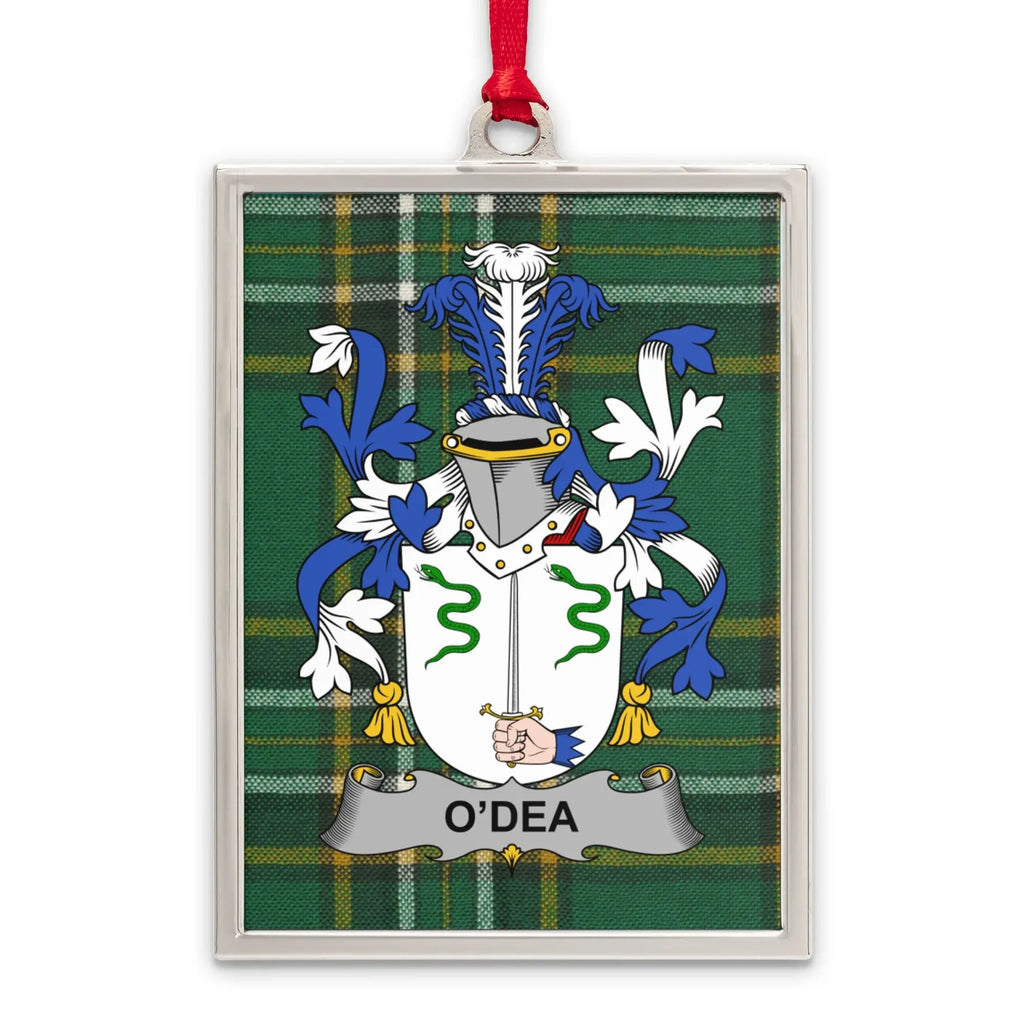 O'Dea Family Crest Plaid Background Rectangular product