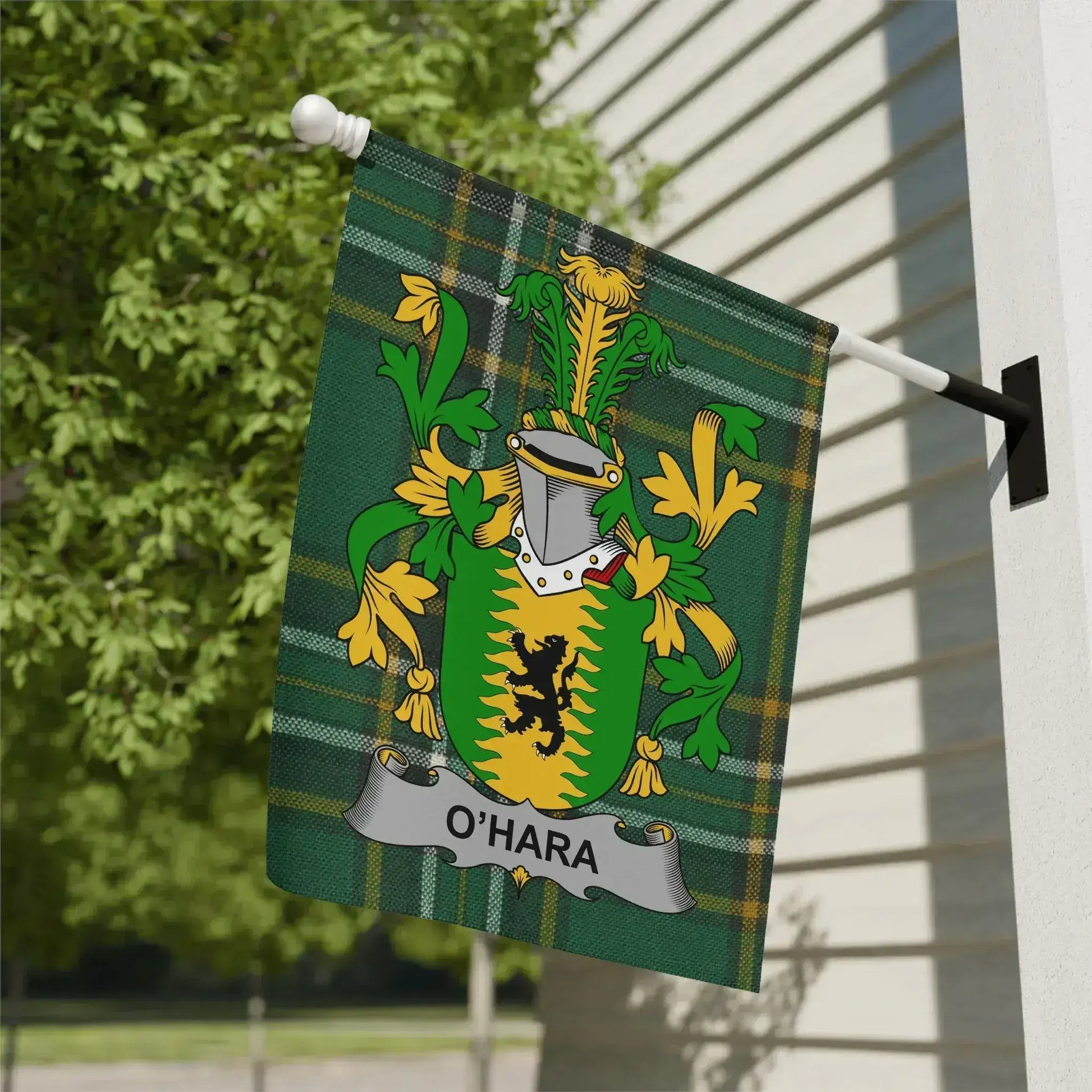 O'Hara Family Crest Banner Personalized product type