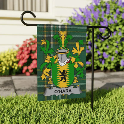 O'HARA Family Crest Garden Flag product type