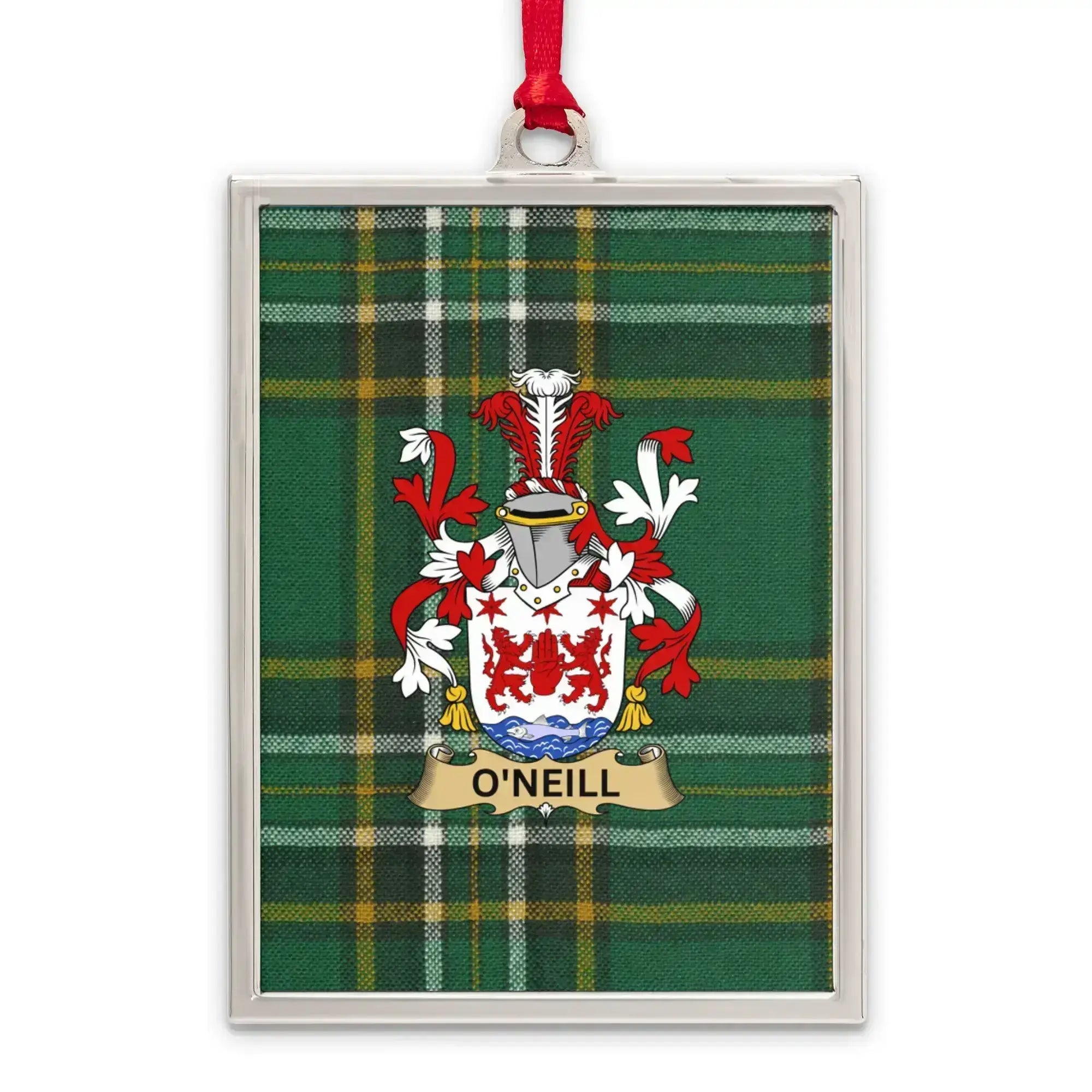 O'Neill Family Crest Tartan Design Ornament product