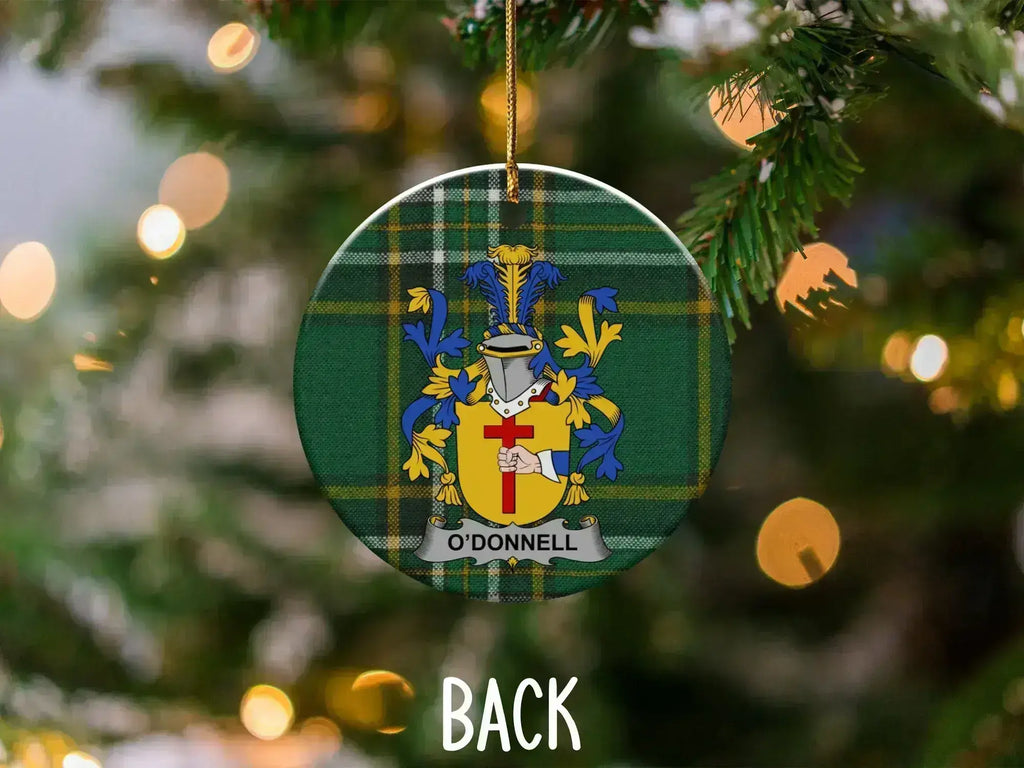 Family Crest O'Donnell Tartan Pattern Christmas product