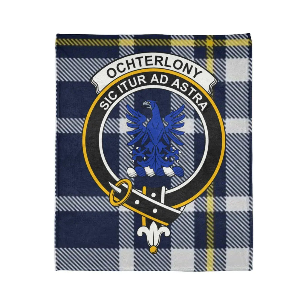 Ochterlony Sic Itur Ad Astra Plaid Design Blanket