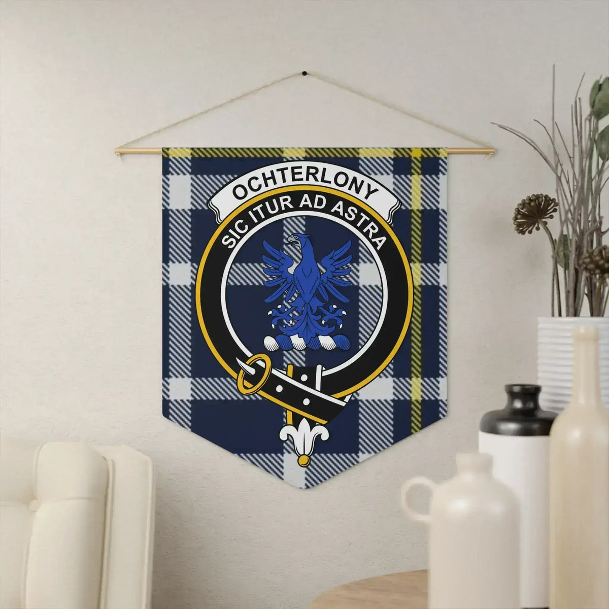 Ochlterlony Sig Itur Ad Astra Plaid Design