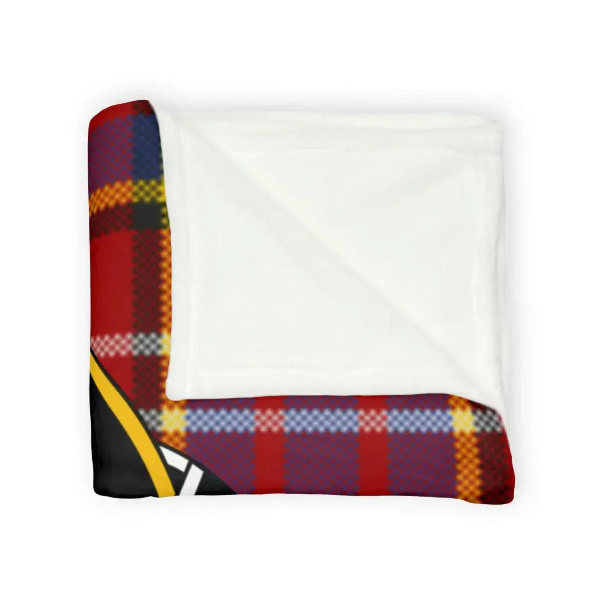Cozy Red Plaid Patterned Blanket for Bedroom Decor