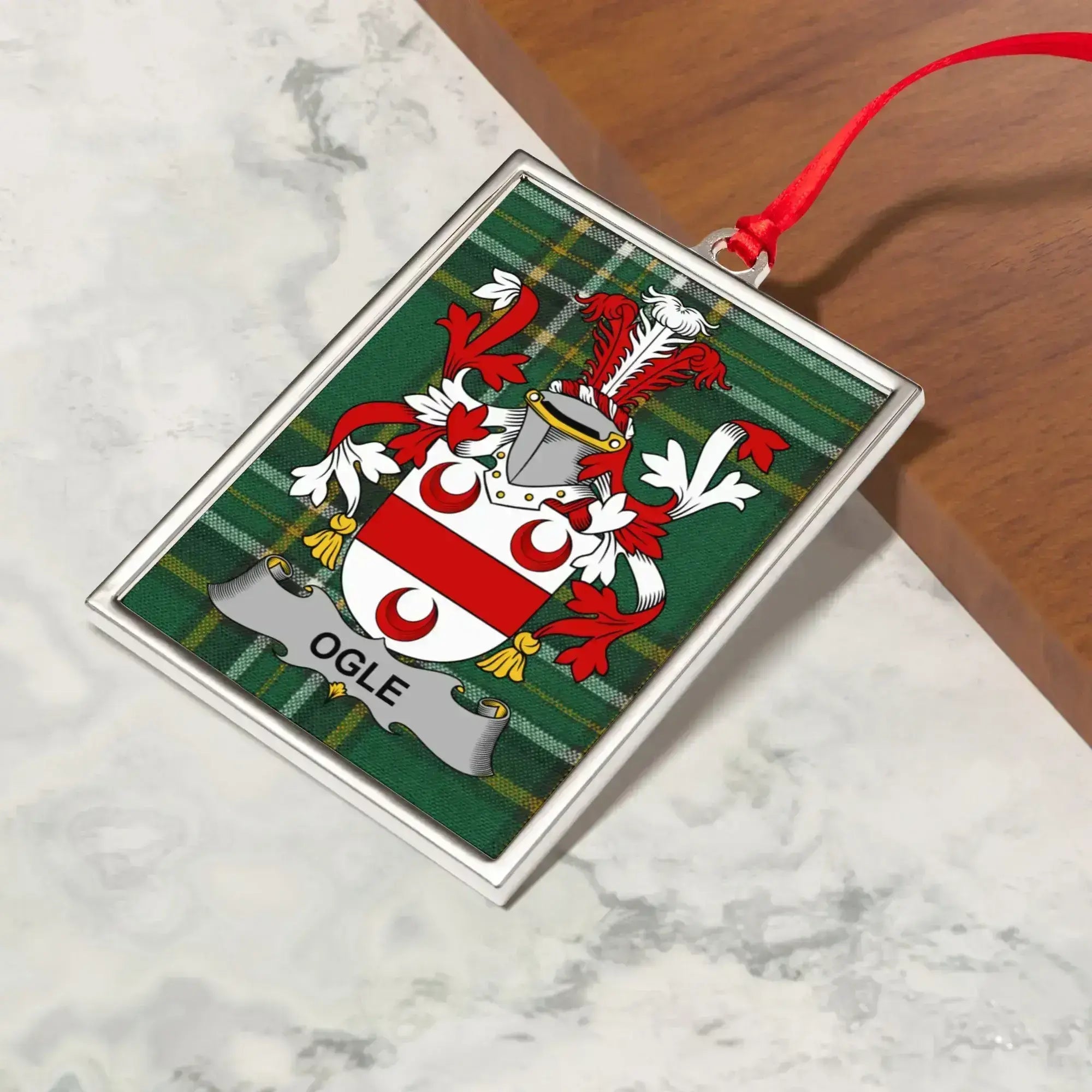 Ogle Tartan Clan Crest Plaid Ornament product