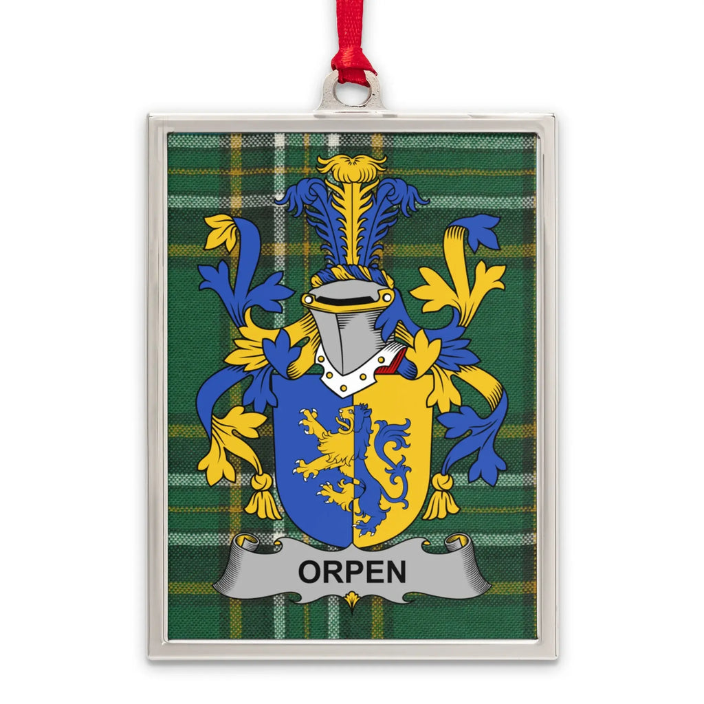 Orpen Tartan Plaid Family Crest Ornaments product