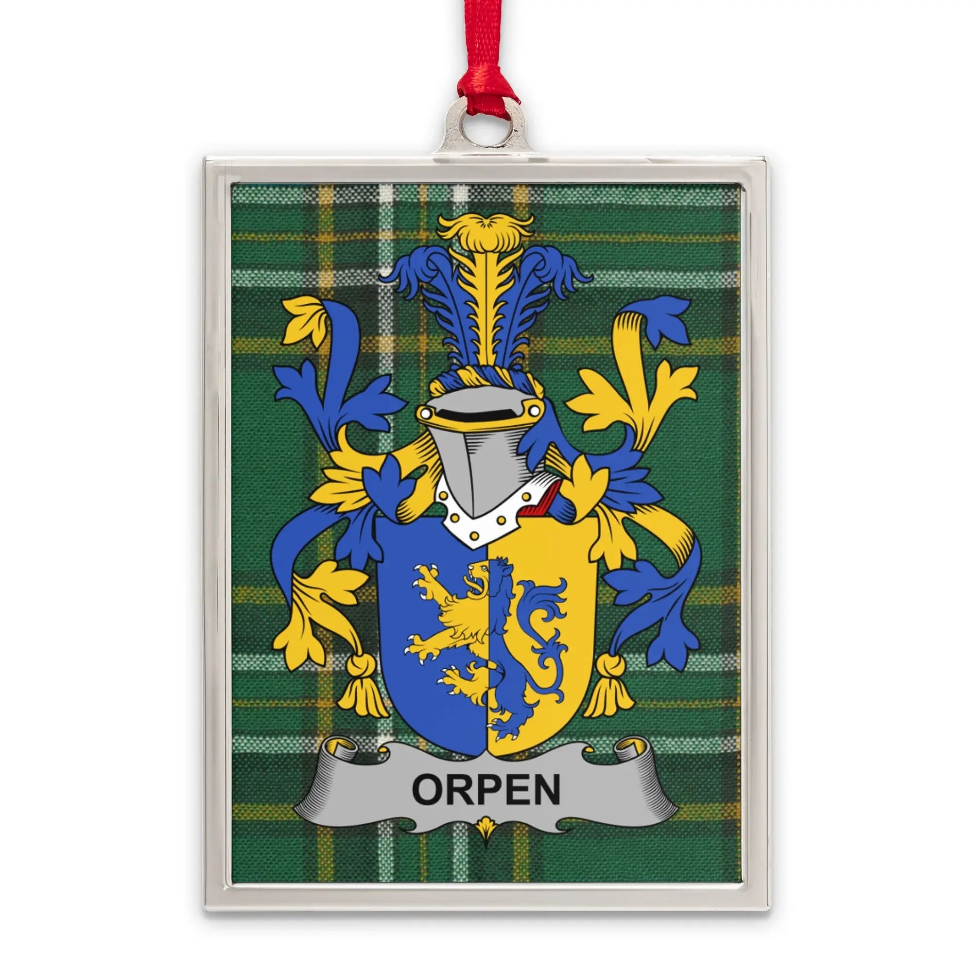 Orpen Tartan Plaid Family Crest Ornaments product