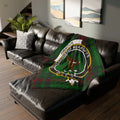 Orrock Meaurpes Clan Crest Tartan Blanket