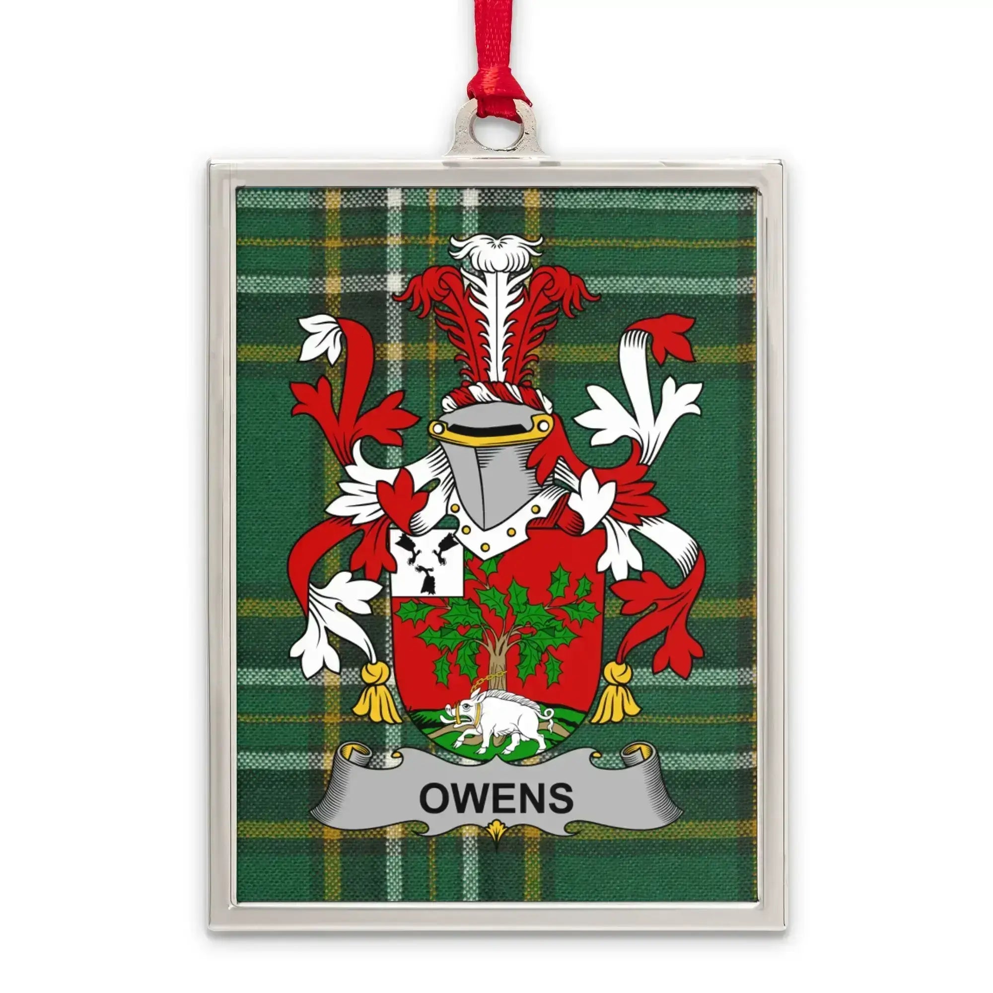 Heraldic Family Crest Plaid Ornament Decorative product