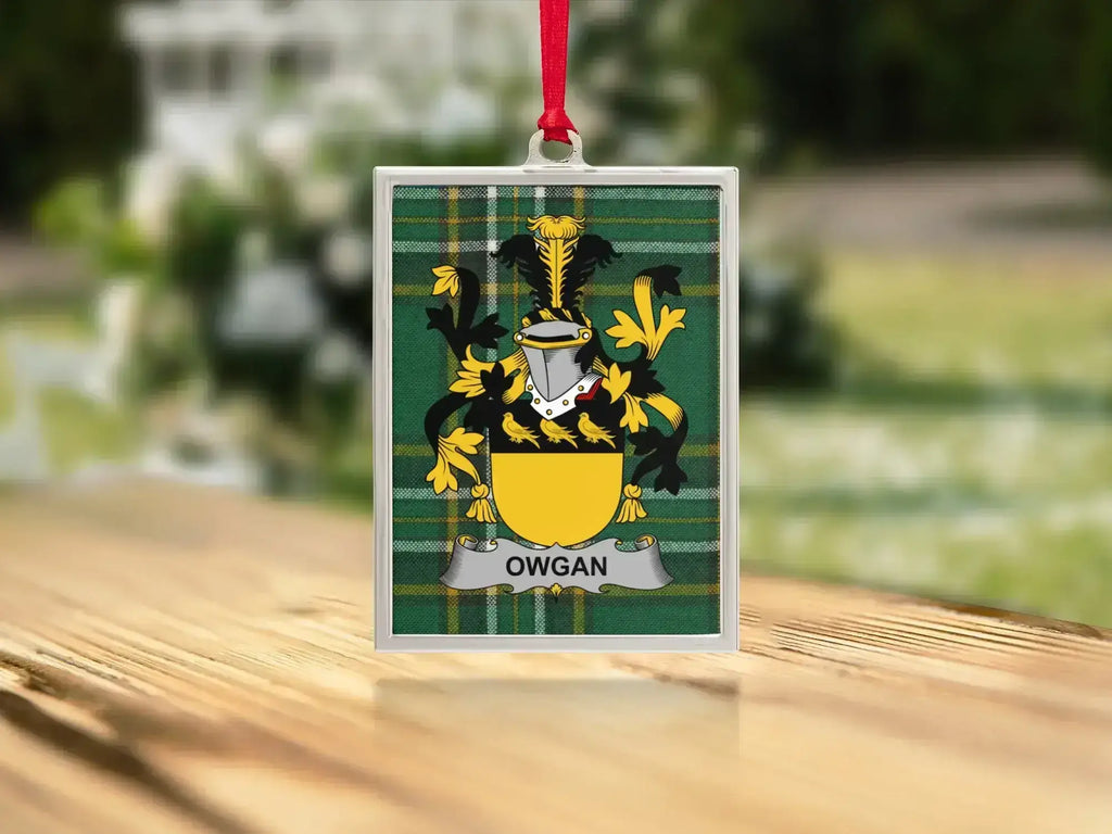 Owgan Family Crest with Ribbon Keepsake product