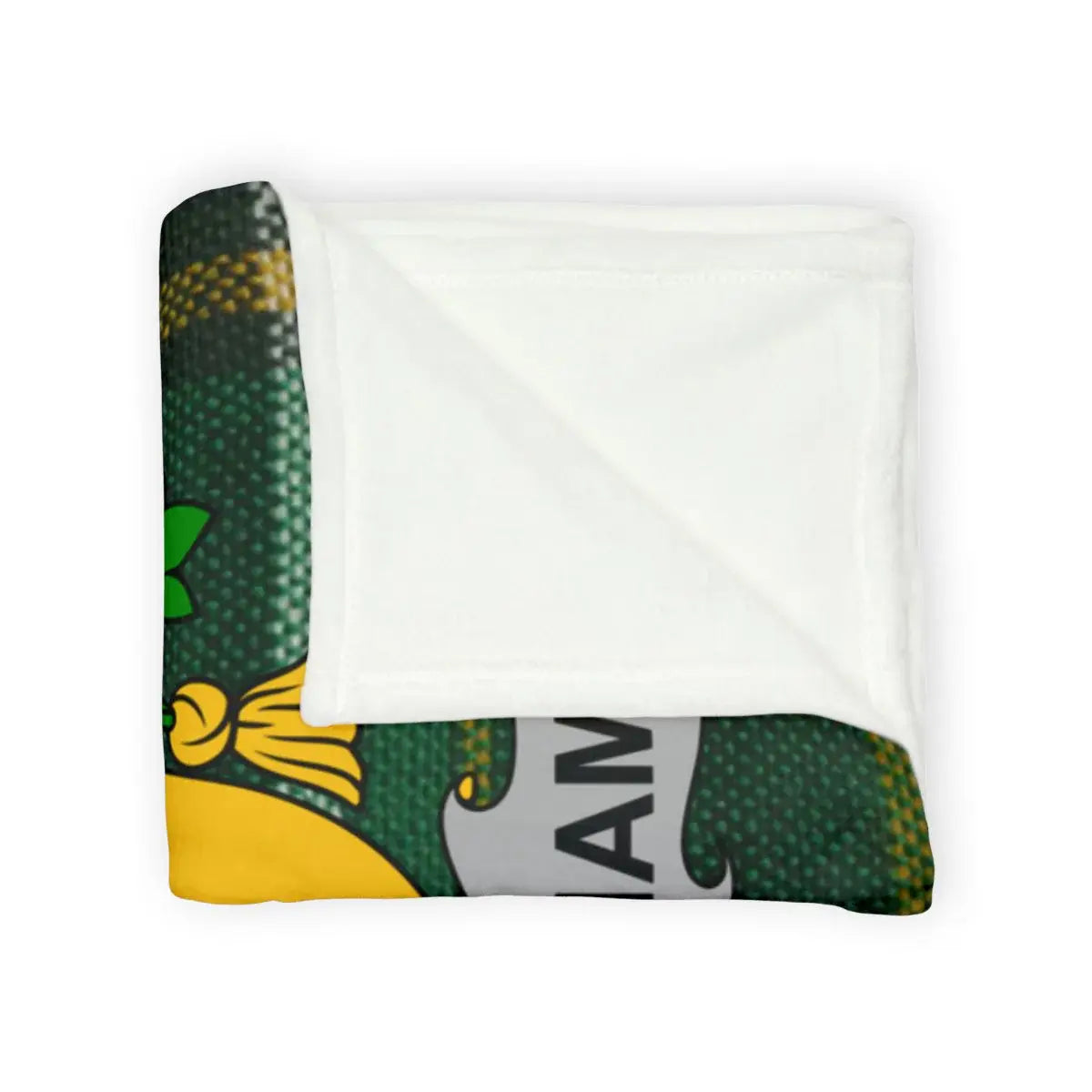 Warm Cozy Shield Emblem Design Fleece Blanket