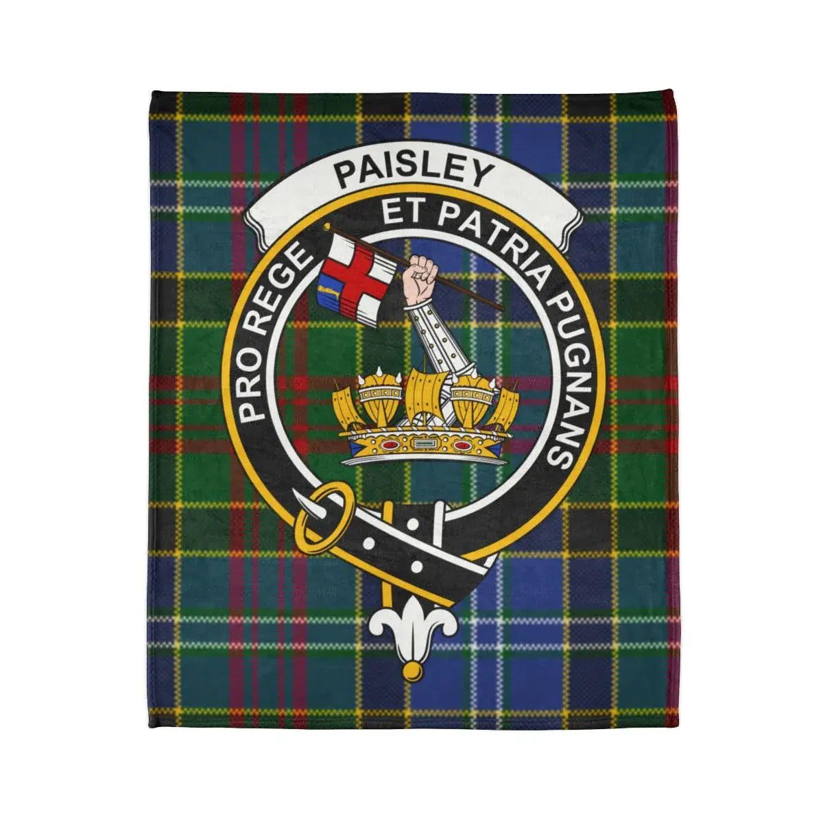 Paisley Pro Rege Et Patria Pugnans Plaid product