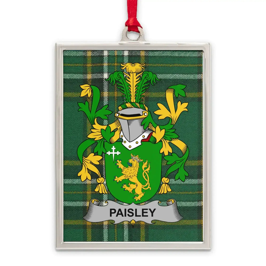 Family Crest Plaid Ornament Unique Home Decor product type