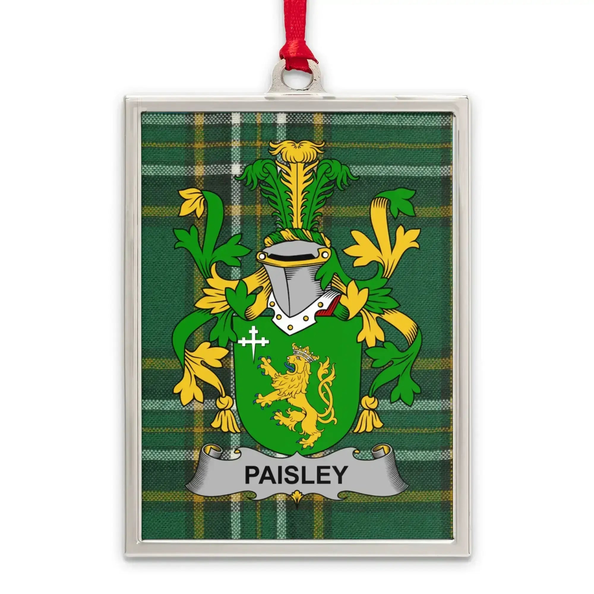 Family Crest Plaid Ornament Unique Home Decor product type