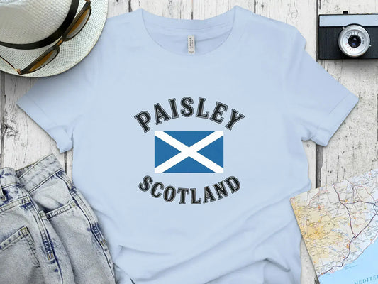 Paisley Scotland Flag Graphic T-shirt product type
