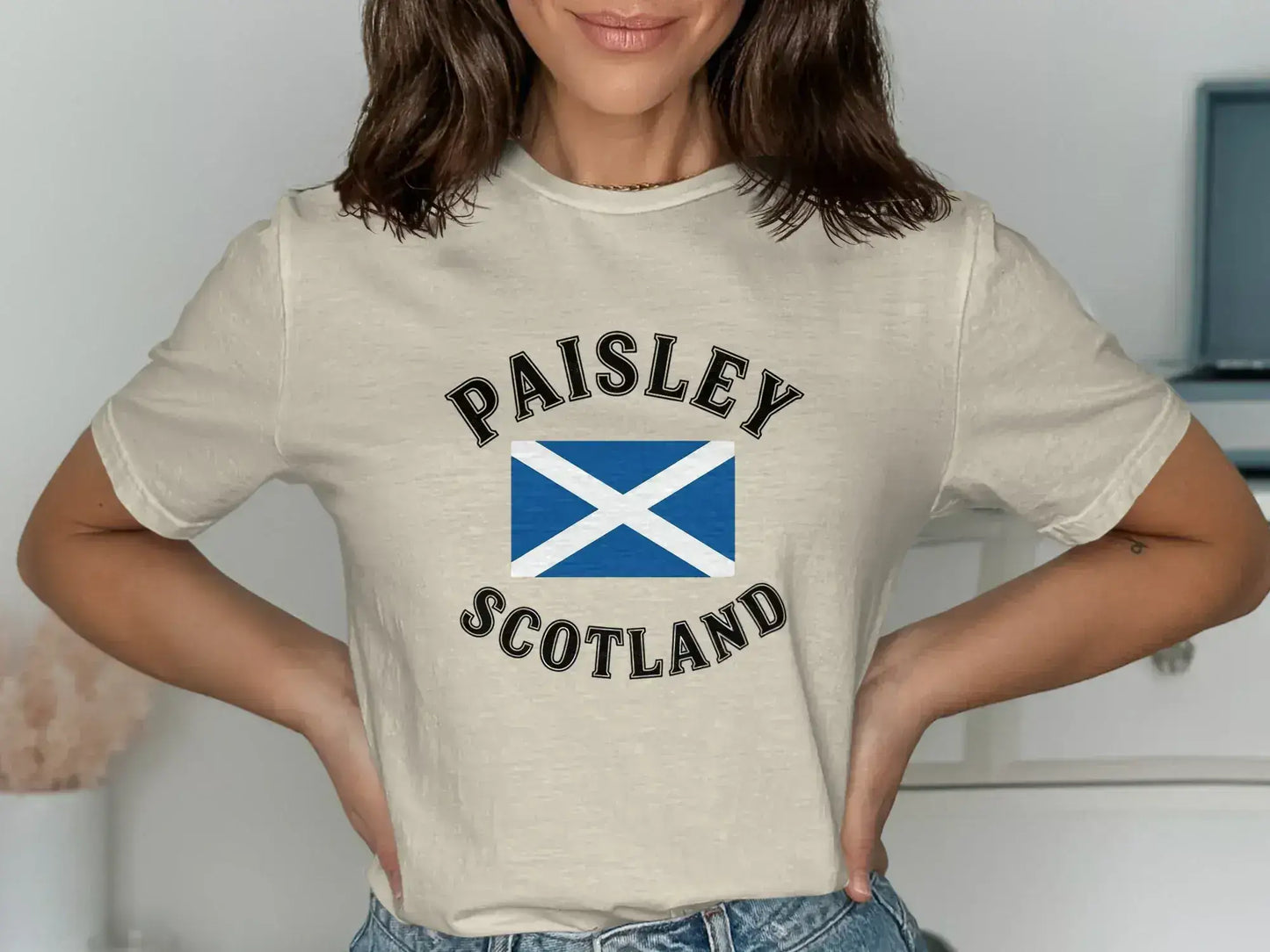 Paisley Scotland Graphic Print T-Shirt Casual Wear product type