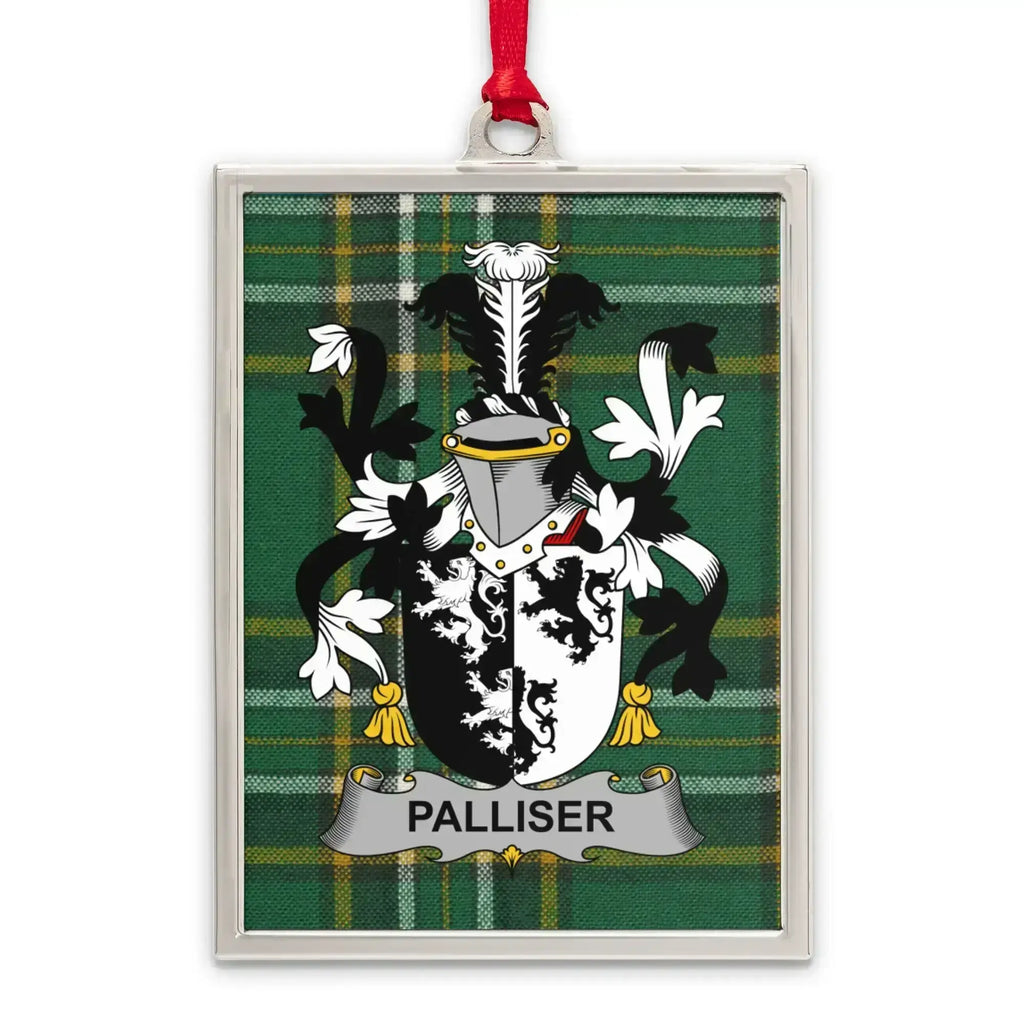 Palliser Family Crest Plaid Tartan Ornament product