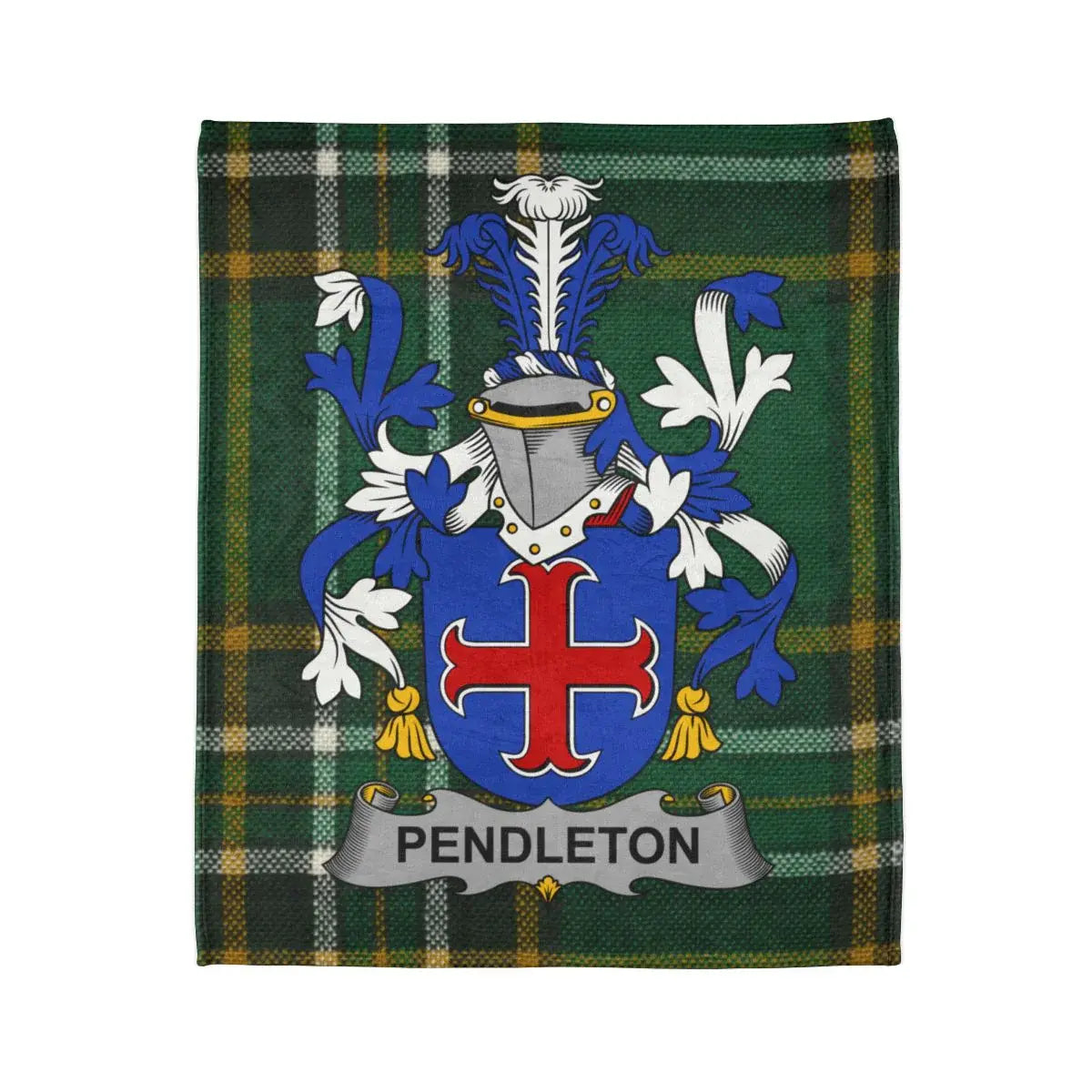 Pendleton Family Crest Plaid Blanket Design