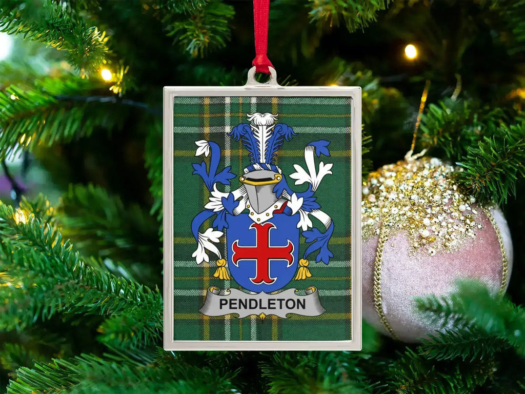 Pendleton Family Crest Christmas Tree Ornament product type