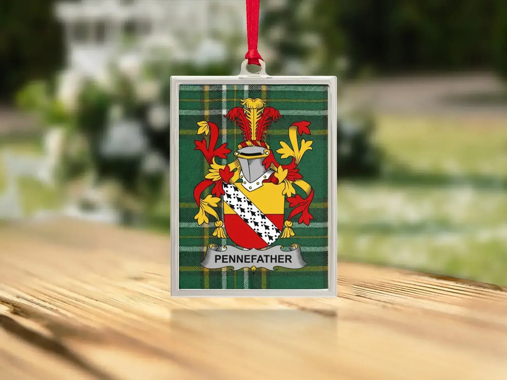 Pennefather Family Crest Design Square Ornament product