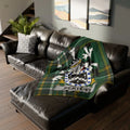 Penteny Family Crest on Cozy Plaid Throw Blanket