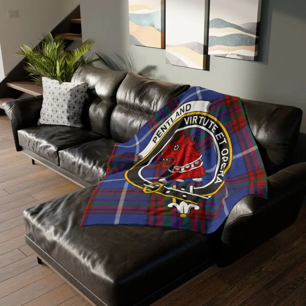 Pentland Virtute et Opera Tartan Blanket Product
