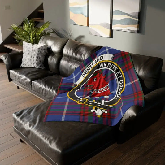 Pentland Virtute et Opera Tartan Blanket Product