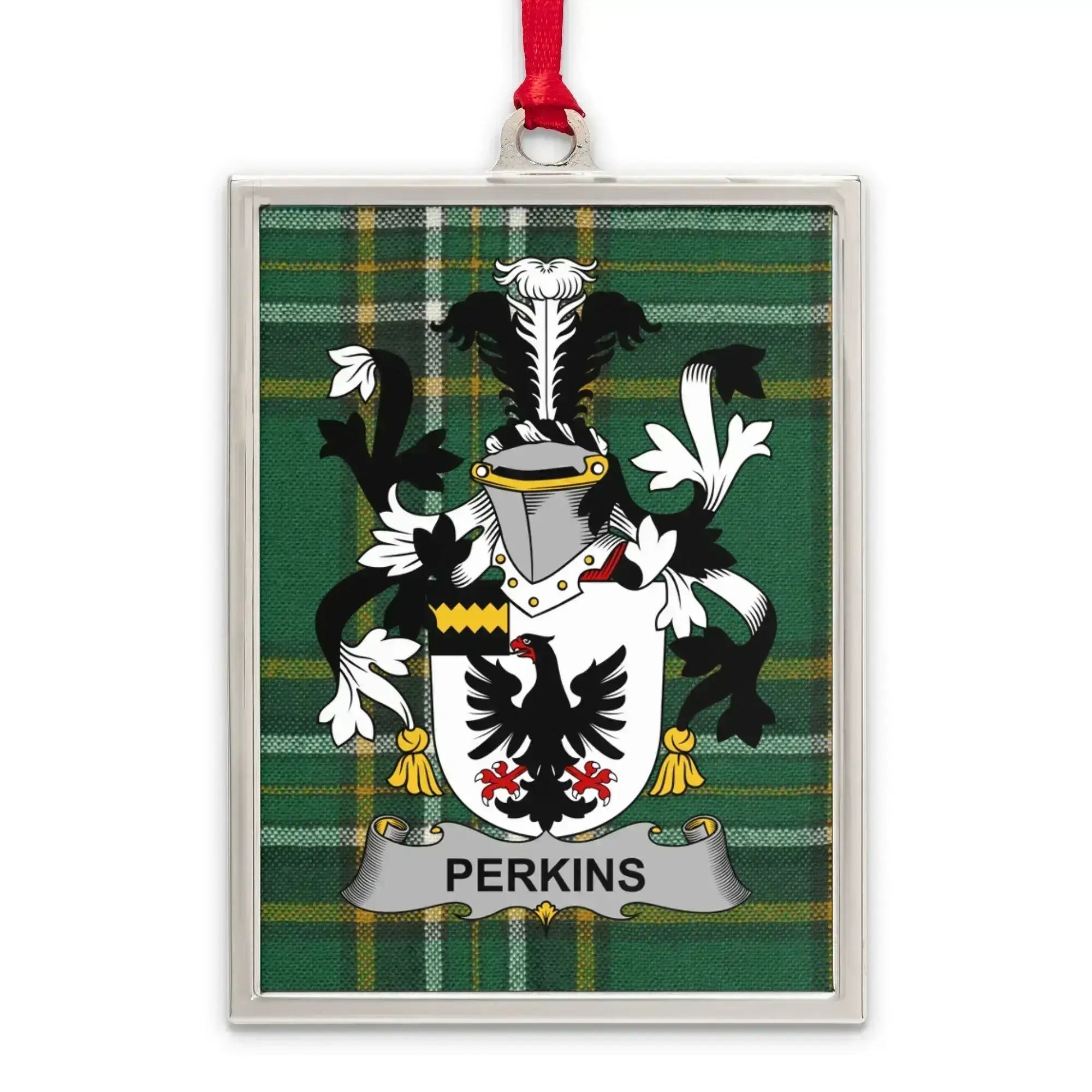 Perkins Family Crest Ornament Historical Product