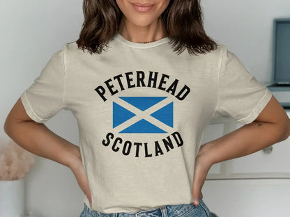 Peterhead Scotland Flag Themed Graphic T-Shirt product