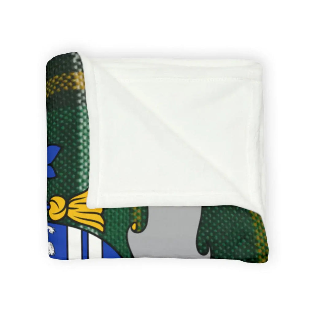 Vibrant Crest Design Blanket for Cozy Comfort