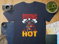 Piping Hot Themed T-shirt with Graphic Design