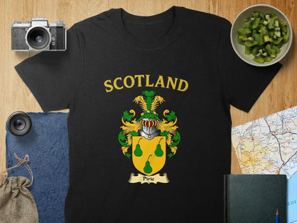 Scotland Family Crest Shield Emblem T-Shirt product type