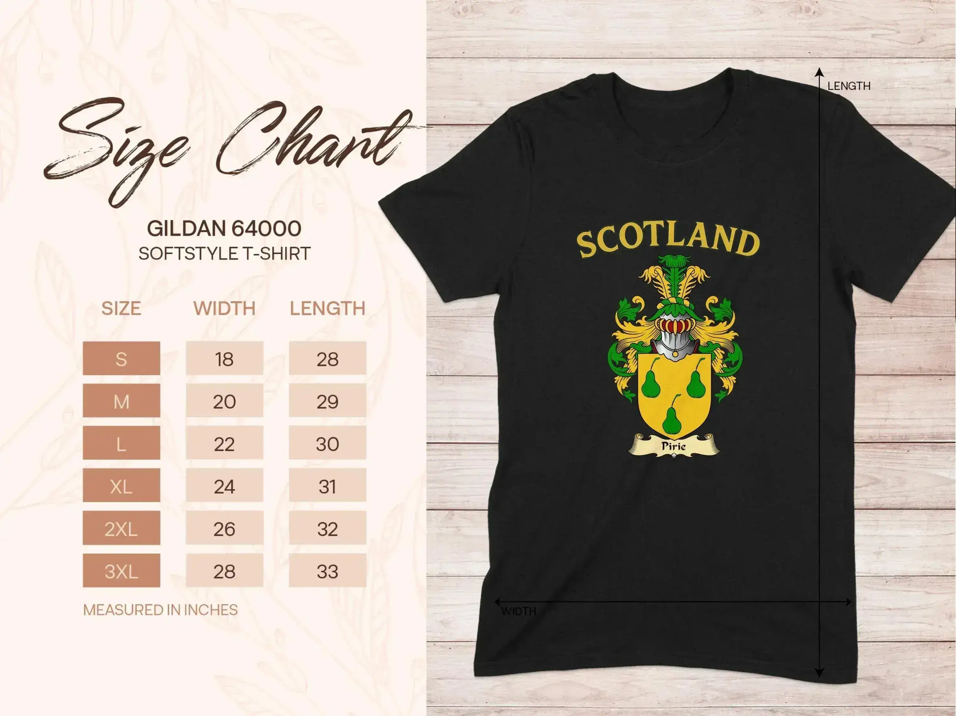 Scotland Shield and Thistle Design T-shirt product type