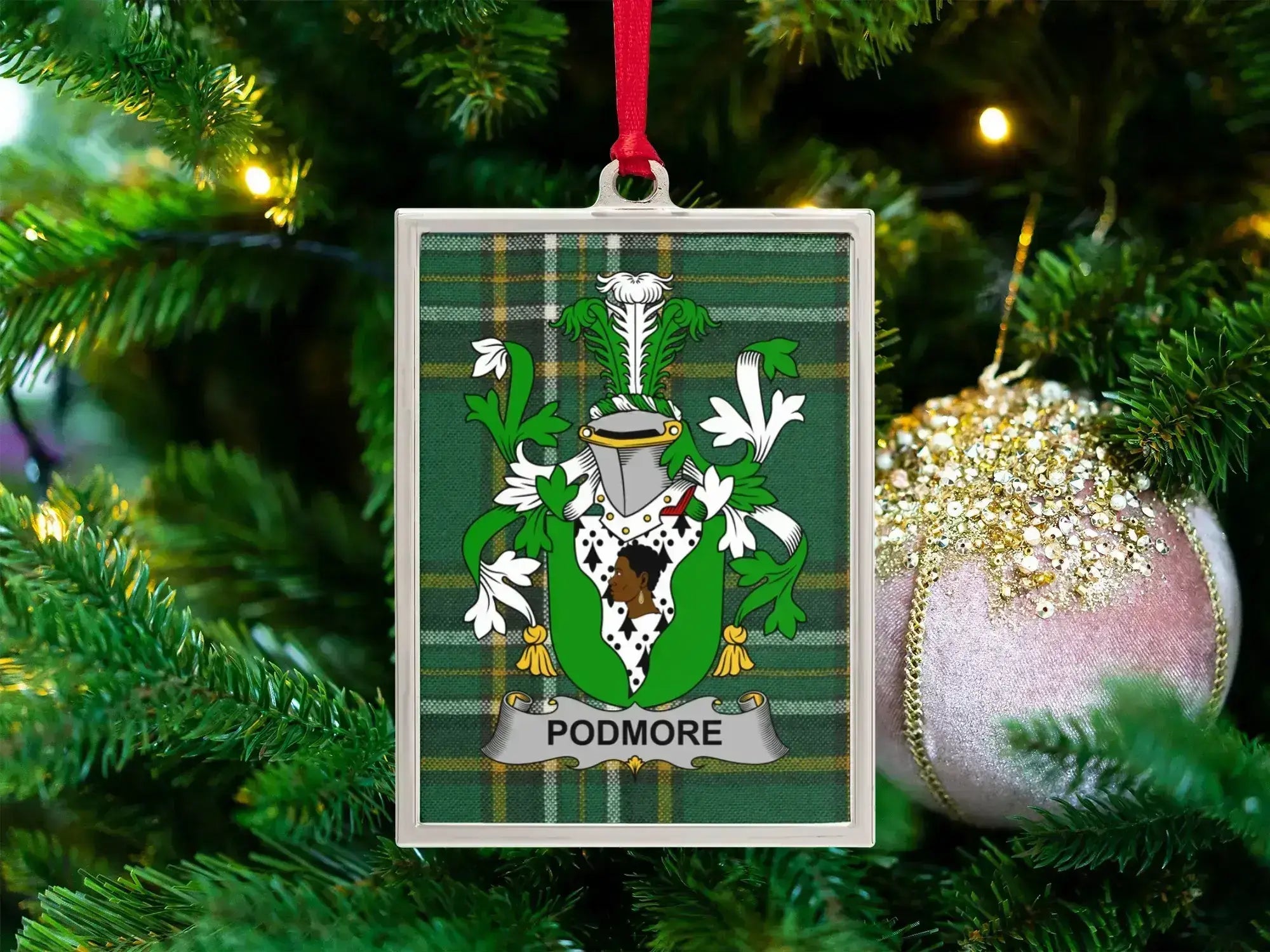 Podmore Family Crest Hanging Ornament product