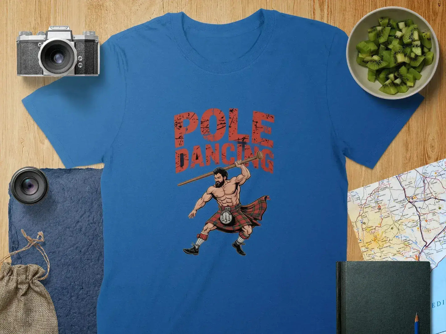 Pole Dancing Scottish Highlander Graphic Tee product